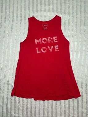 Sonoma Red 'MORE LOVE' Graphic Tank